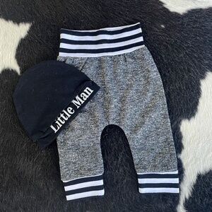Adorable “Little Man” Hat and Pants